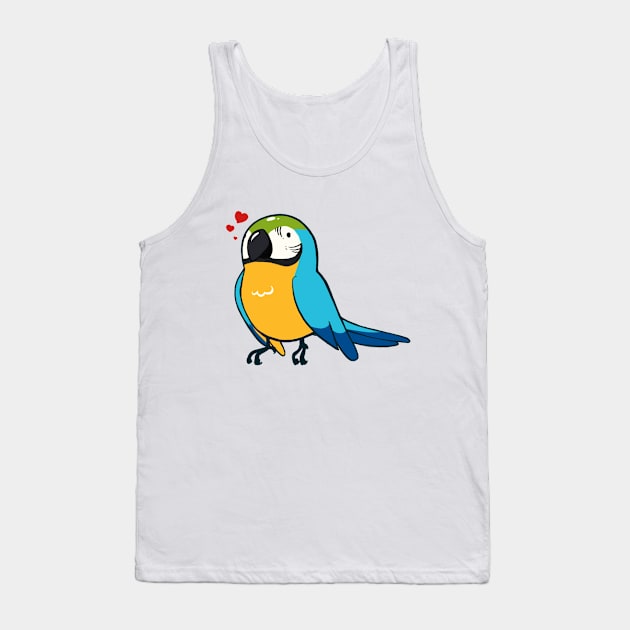 Macaw 1 Tank Top by Shemii